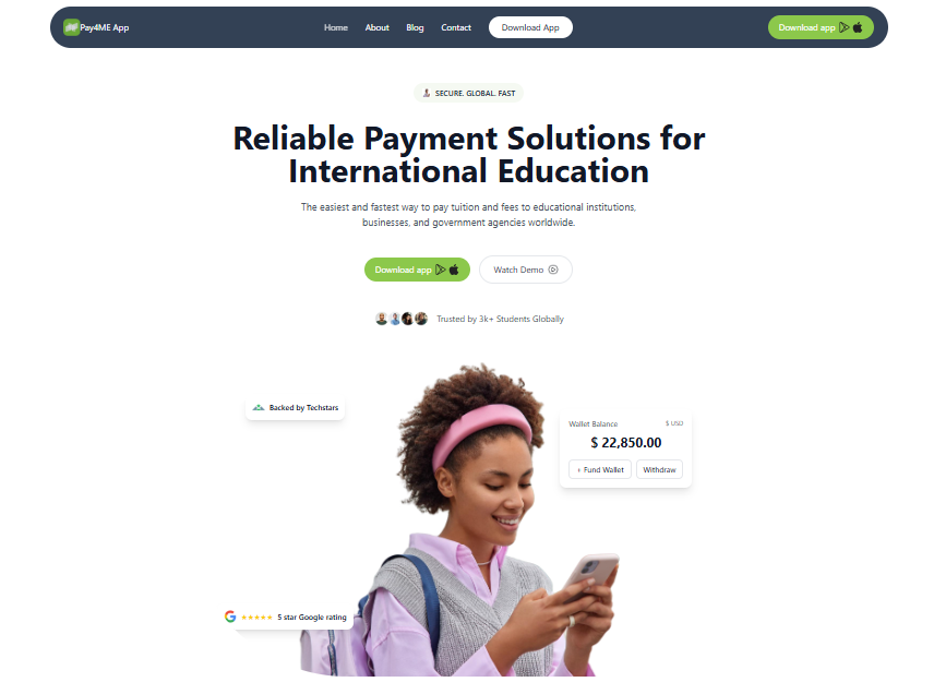 Fintech Landing Page